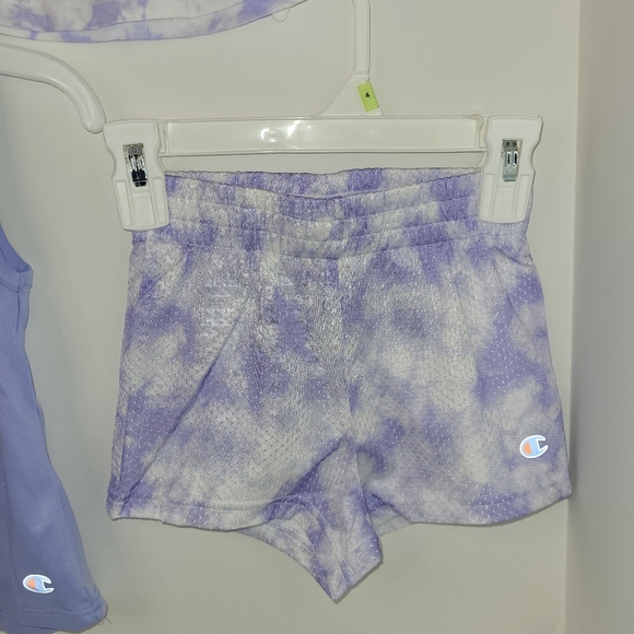 Champion 3pc Activewear Set Girls Toddler Size 2T (White- Purple-Pink) NWT - Picture 13 of 15